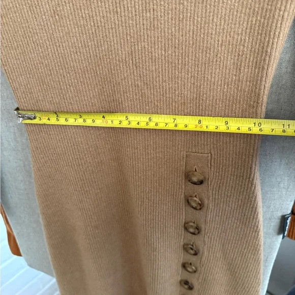 Sezane Harper Dress in light camel XS - Picture 12 of 12